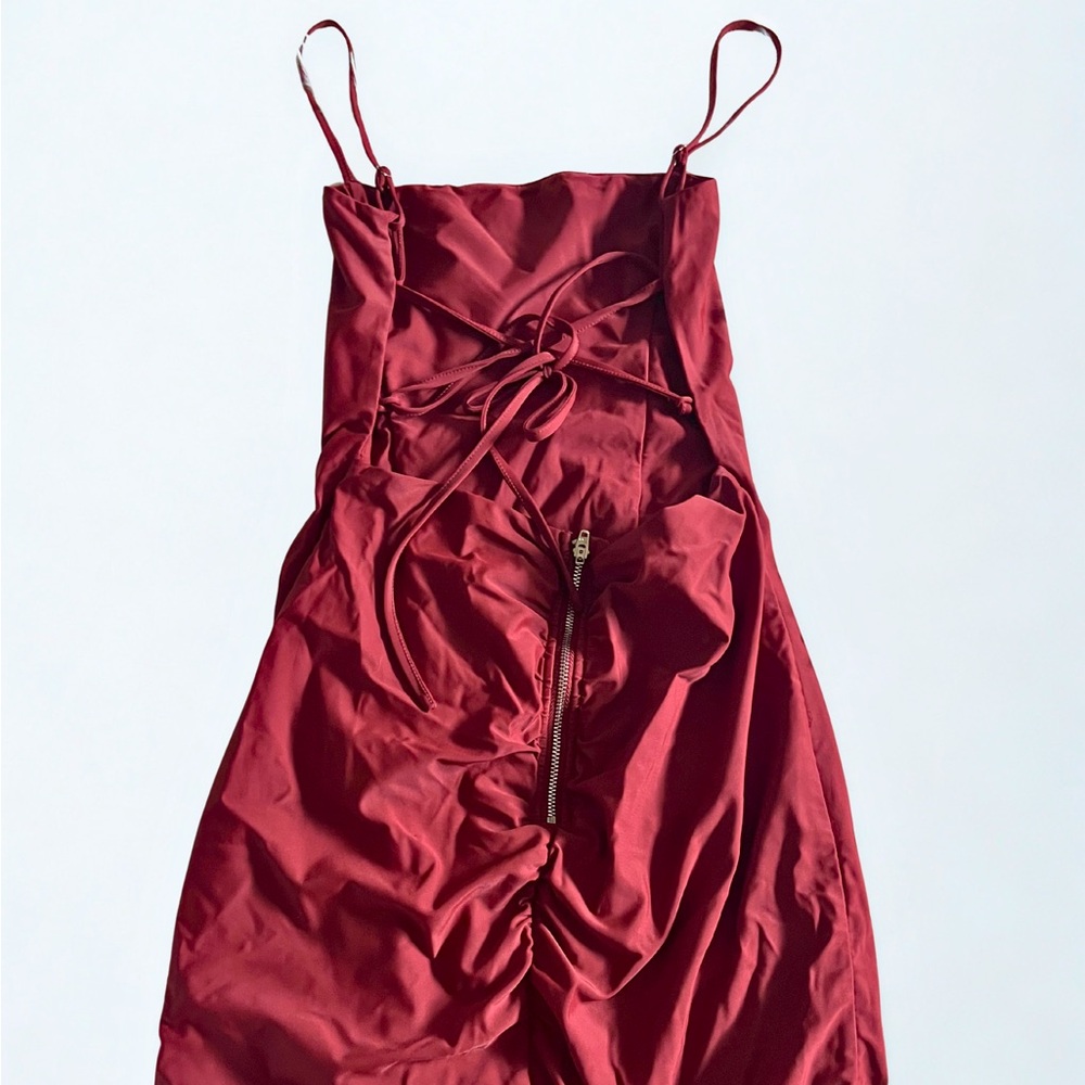 Elegant Red Women's Dress
